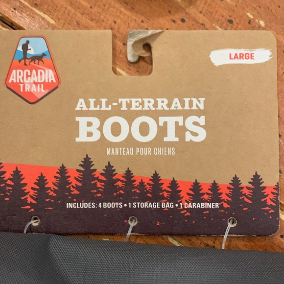 Arcadia Trail All-Terrain Dog Boots. Size Large - Picture 3 of 10